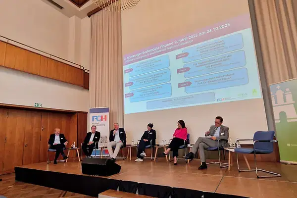 Panel discussion at the Sustainable Finance Summit 2025